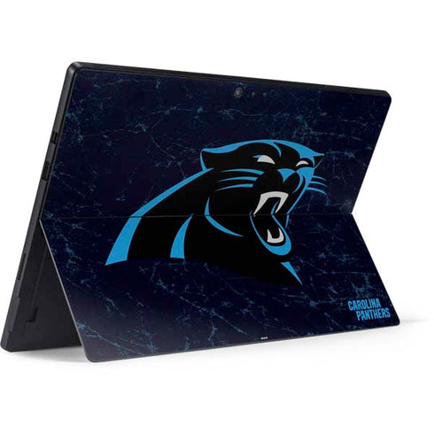 NFL Carolina Panthers Distressed Surface Pro 6 Skin