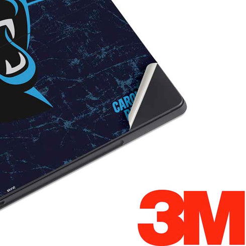 NFL Carolina Panthers Distressed Surface Pro 7 Skin