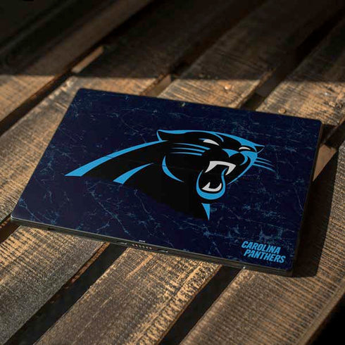 NFL Carolina Panthers Distressed Surface Pro 7 Skin