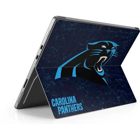 NFL Carolina Panthers Distressed Surface Pro 8 Skin