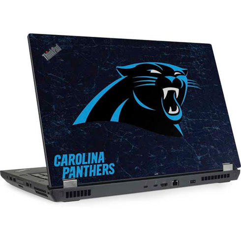NFL Carolina Panthers Distressed Lenovo ThinkPad Skin
