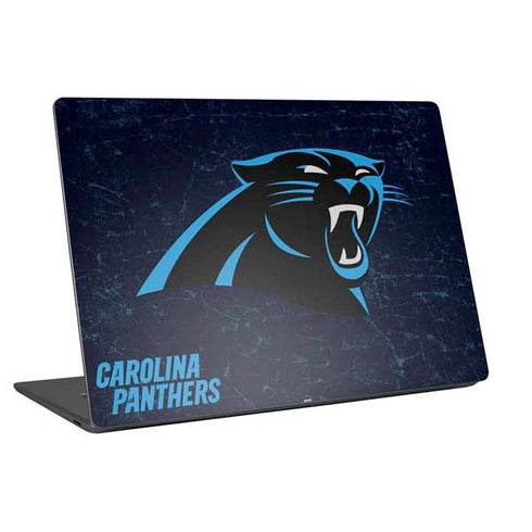 NFL Carolina Panthers Distressed Universal Laptop 12in (9.8 x 6.8in) Skin