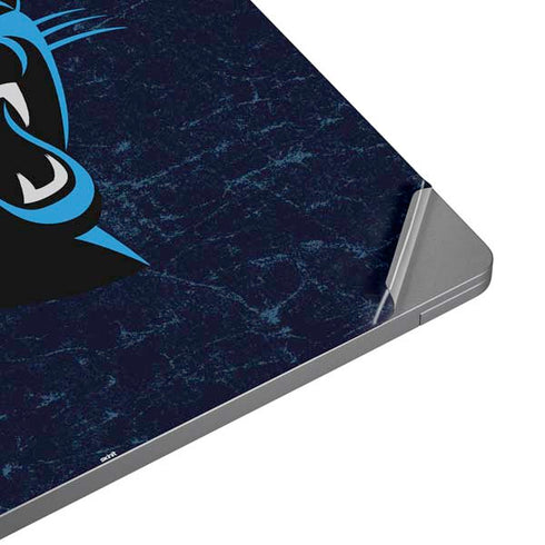 NFL Carolina Panthers Distressed Universal Laptop 16in (13 x 9.4in) Skin