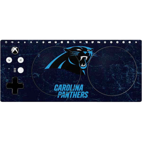 NFL Carolina Panthers Distressed Xbox Adaptive Controller Skin