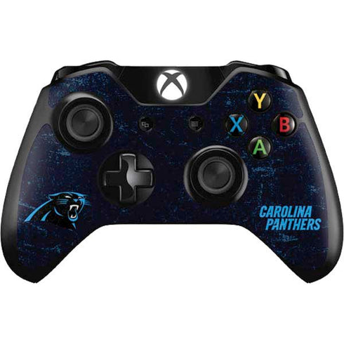 NFL Carolina Panthers Distressed Xbox One Controller Skin