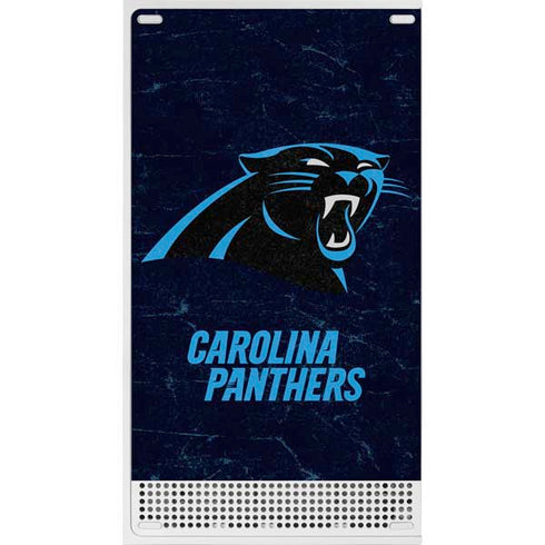 NFL Carolina Panthers Distressed Xbox Series S Bundle Skin