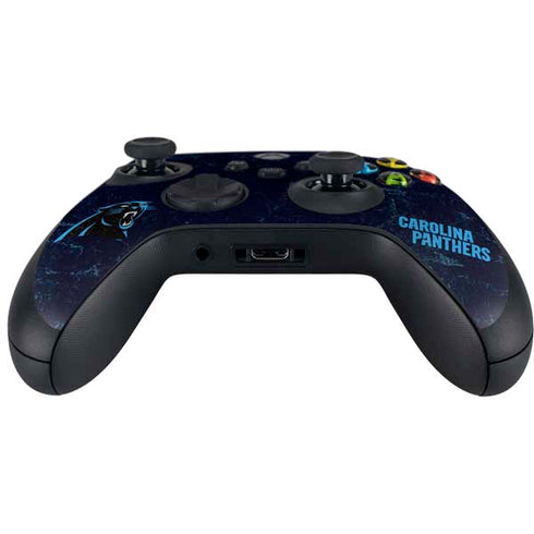 NFL Carolina Panthers Distressed Xbox Series X Controller Skin