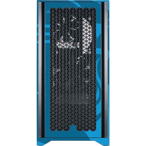 NFL Carolina Panthers Double Vision Corsair 4000D Tempered Glass Mid-Tower ATX Case Skin