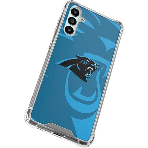 NFL Carolina Panthers Double Vision Galaxy A15 5G Clear Case