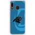 NFL Carolina Panthers Double Vision Galaxy A20 Clear Case