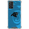 NFL Carolina Panthers Double Vision Galaxy A72 5G Clear Case