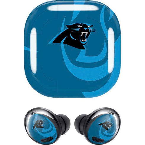 NFL Carolina Panthers Double Vision Galaxy Buds Pro Skin