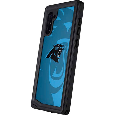 NFL Carolina Panthers Double Vision Galaxy Note 10 Waterproof Case