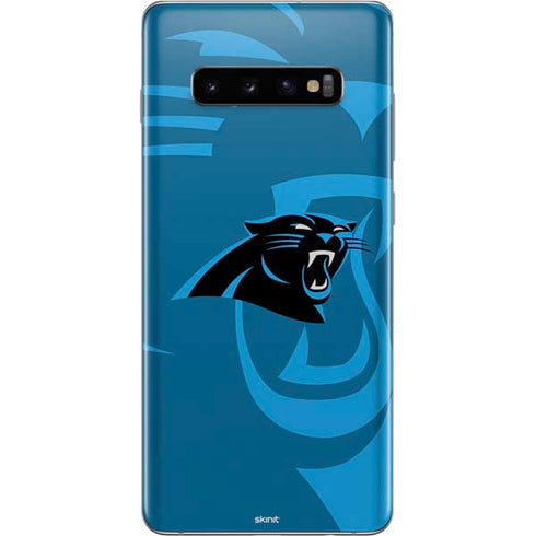 NFL Carolina Panthers Double Vision Galaxy S10 Plus Skin