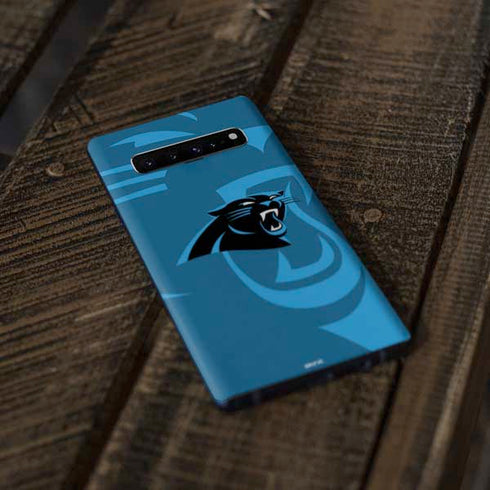 NFL Carolina Panthers Double Vision Galaxy S10 Skin
