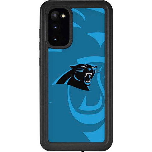 NFL Carolina Panthers Double Vision Galaxy S20 Waterproof Case