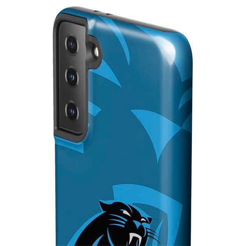 NFL Carolina Panthers Double Vision Galaxy S21 FE Pro Case