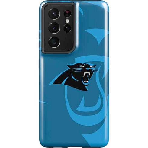 NFL Carolina Panthers Double Vision Galaxy S21 Ultra 5G Pro Case