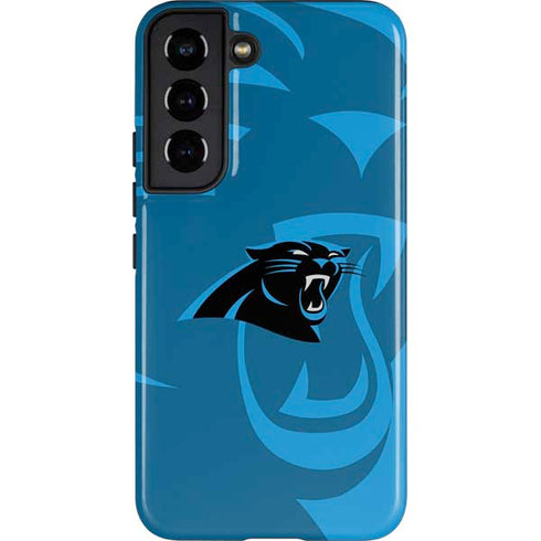 NFL Carolina Panthers Double Vision Galaxy S22 Pro Case
