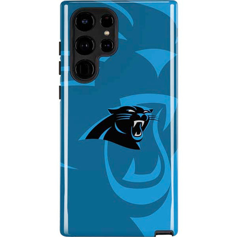 NFL Carolina Panthers Double Vision Galaxy S22 Ultra Pro Case