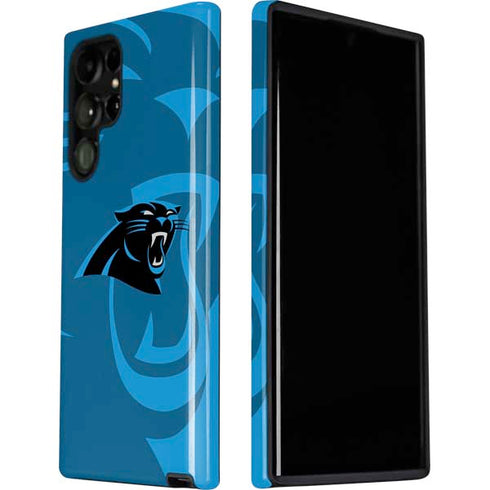 NFL Carolina Panthers Double Vision Galaxy S22 Ultra Pro Case