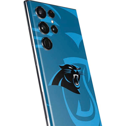 NFL Carolina Panthers Double Vision Galaxy S22 Ultra Skin