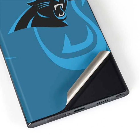 NFL Carolina Panthers Double Vision Galaxy S22 Ultra Skin