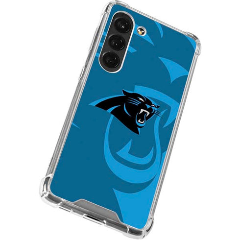 NFL Carolina Panthers Double Vision Galaxy S23 Clear Case