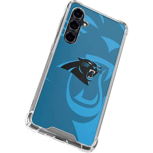 NFL Carolina Panthers Double Vision Galaxy S23 FE Clear Case