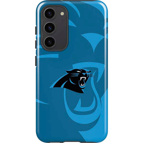 NFL Carolina Panthers Double Vision Galaxy S23 Plus Pro Case