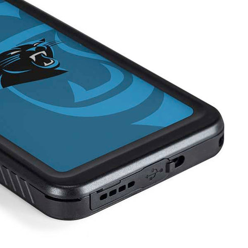 NFL Carolina Panthers Double Vision Galaxy S23 Waterproof Case