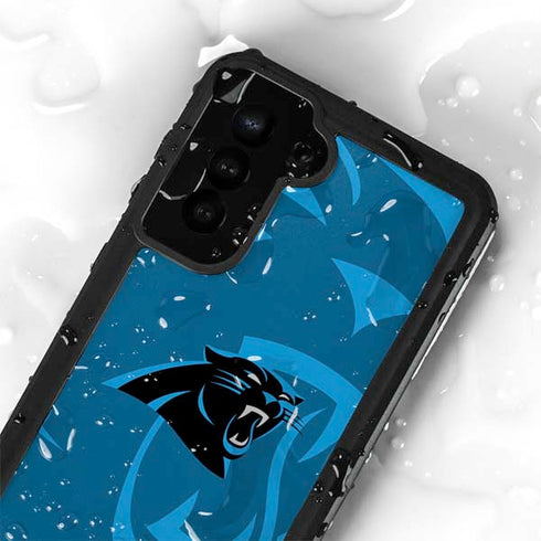 NFL Carolina Panthers Double Vision Galaxy S23 Waterproof Case