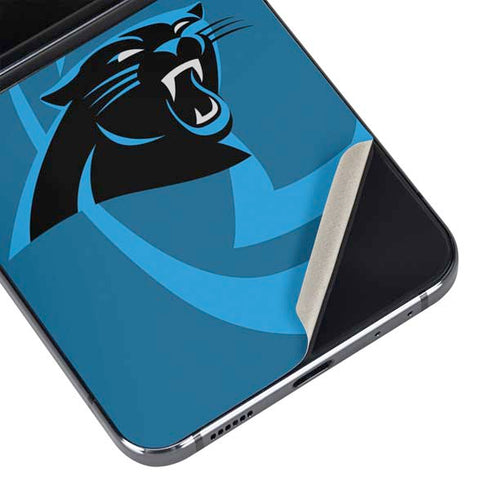 NFL Carolina Panthers Double Vision Galaxy Z Flip5 5G Skin