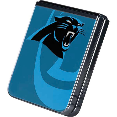 NFL Carolina Panthers Double Vision Galaxy Z Flip5 5G Skin
