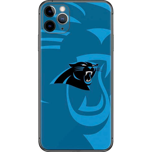 NFL Carolina Panthers Double Vision iPhone 11 Pro Max Skin