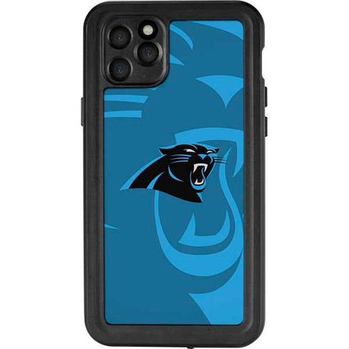 NFL Carolina Panthers Double Vision iPhone 11 Pro Max Waterproof Case