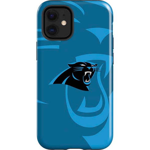NFL Carolina Panthers Double Vision iPhone 12 Mini Impact Case