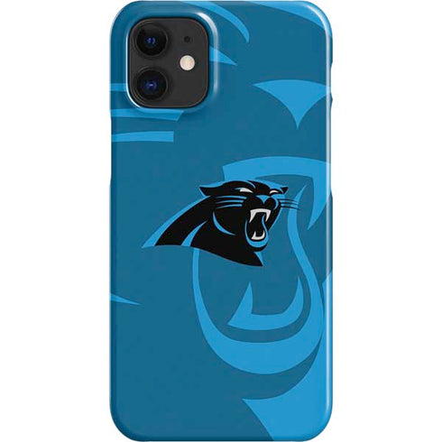 NFL Carolina Panthers Double Vision iPhone 12 Mini Lite Case