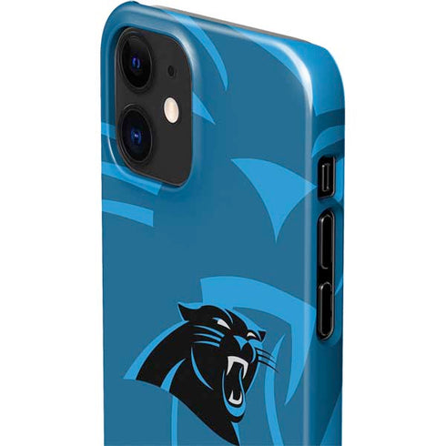 NFL Carolina Panthers Double Vision iPhone 12 Mini Lite Case