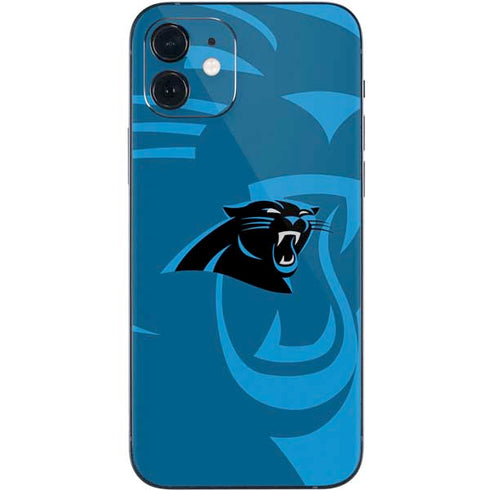 NFL Carolina Panthers Double Vision iPhone 12 Mini Skin