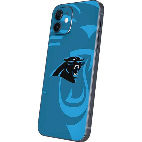 NFL Carolina Panthers Double Vision iPhone 12 Mini Skin