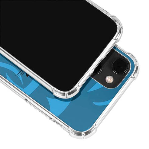 NFL Carolina Panthers Double Vision iPhone 13 Mini Clear Case