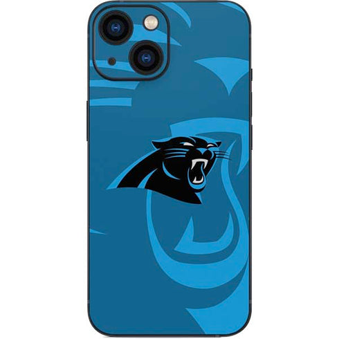 NFL Carolina Panthers Double Vision iPhone 13 Mini Skin