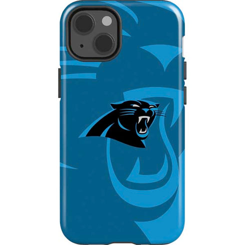 NFL Carolina Panthers Double Vision iPhone 15 Impact Case