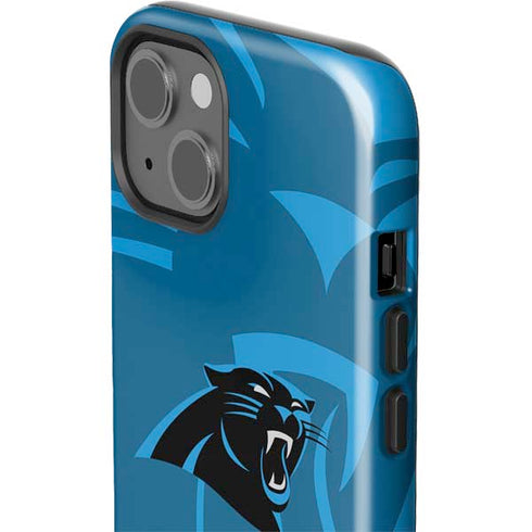NFL Carolina Panthers Double Vision iPhone 15 Impact Case
