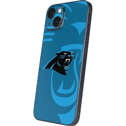 NFL Carolina Panthers Double Vision iPhone 15 Plus Skin