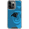 NFL Carolina Panthers Double Vision iPhone 15 Pro Clear Case