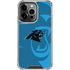 NFL Carolina Panthers Double Vision iPhone 14 Pro Clear Case