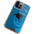 NFL Carolina Panthers Double Vision iPhone 14 Pro Clear Case