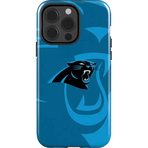 NFL Carolina Panthers Double Vision iPhone 15 Pro Impact Case